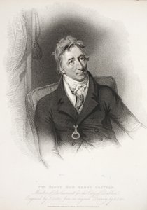 1810年にA.ポープが描いたオリジナルのヘンリーグラタン右手、ヘンリーグラッタン 作： English School
