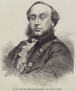 The Right Honourable James William Mackey, Lord Mayor of Dublin (Engraving) 作： English School