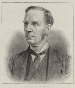 The Right Honourable John Morley, MP, Chief Secretary for Ireland (e.g. the engraving) 作： English School