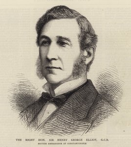 The Right Honourable Sir Henry George Elliot, GCB (e.g. engraving) 作： English School