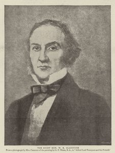 The Right Honourable W E Gladstone (litho) 作： English School