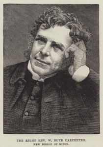 リポンの新司教、W・ボイド・カーペンター氏（彫刻）。 作： English School