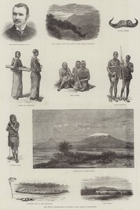 王立地理学協会の東アフリカ遠征(彫刻) 作： English School