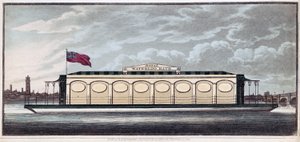 ロイヤル ウォータールー バス、パブ。 1819年。 作： English School