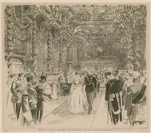 ロイヤルウェディング、1896年7月23日 作： English School