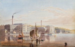 ロイヤルウィリアムビクトリア様式の庭、ストーンハウス、1840年頃 作： English School