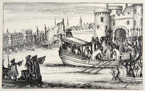 タワーから戻ってきた7人の司教、1688年 作： English School