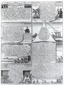 W.ホラー（1607-77）によって刻まれた1643年の厳粛なリーグと契約 作： English School