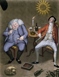 ボトルと友達の固体の楽しみ、1774（ガッシュで高まったカラーリト） 作： English School