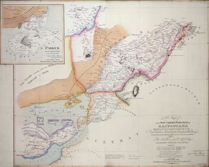ラージプータナの南部、1820年（カラー彫刻） 作： English School