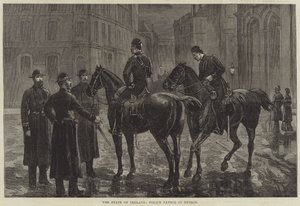 アイルランドの国家、ダブリンの警察パトロール（彫刻 作： English School
