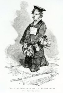 Nutmeg-gratersのストリートセラー、1840年頃 作： English School