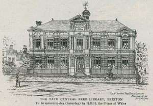 テーク中央自由図書館、ブリクストン 作： 英語学校
