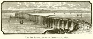 1879年12月28日より前のテイ橋 作： English School