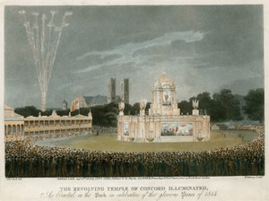 1814年の平和のために作られたコンコード神殿 作： English School