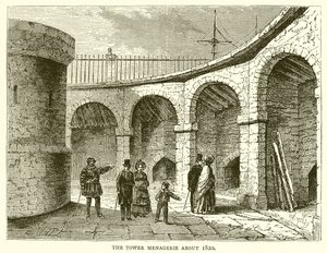 1820年頃の塔の地下墓地 作： English School