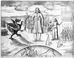マンスーの町、ジョン・バニヤン作「聖戦」（1682年）のイラスト 作： English School