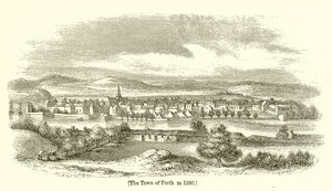 1580年のパースの町 作： English School