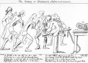 条約またはシャベアーズ政権、1757 作： English School