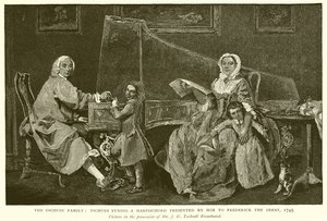 Tschudi家族：Tschudi Tuning a Presented by presented by Frederick the Great、1745 作： English School