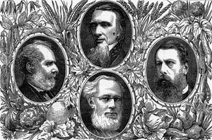 ベジタリアンシステム-The Graphicに掲載されたベジタリアン協会の主要メンバー1874 作： English School