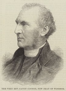 The Very Reverend Canon Connor, New Dean of Windsor (every Reverend Canon Connor, New Dean of Windsor) (Engraving) 作： English School