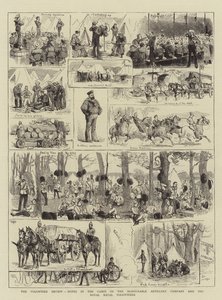 The Volunteer Review, Notes in the Camps of the Honourable Artillery Company and the Royal Naval Volunteers (e.g. engraving) 作： English School