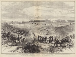 戦争、グラヴィッツァ堡塁、プレヴナのトルコ軍陣地の右翼（エングレーヴィング 作： English School