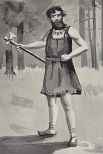 The Warrior Chief（リトグラフ 作： English School
