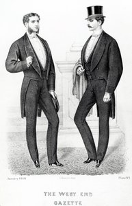 ウェストエンド官報、イギリスの衣装、1868年 作： English School