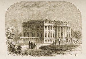 ホワイトハウス、1870年頃 作： English School