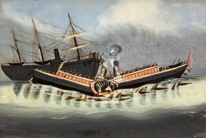 1878年以降の「プリンセスアリス」の難破船 作： English School