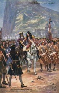 イギリスによるジブラルタルの買収、1704年 作： English School