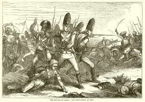 アラスの戦い：湾の手榴弾（1775）