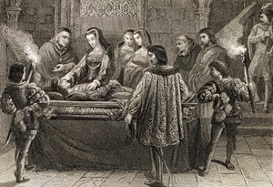 フィリップ・ザ・ハンサムの埋葬（1478-1506） 作： English School