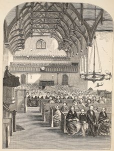 ブリクストンのチャペル、ロンドンの刑務所刑務所からのイラスト、およびヘンリーメイヒューとジョンビニーによる刑務所生活のシーン、パブ。 1862 作： English School