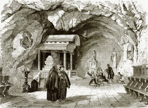 シチリア島のパレルモ近くの聖ロザリアの礼拝堂 作： English School