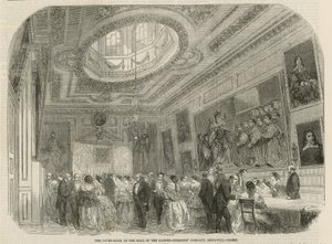 ロンドンのモンクウェルストリートの理髪外科医会館の法廷 作： English School