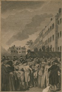 タワー・ヒルでの反乱軍領主の処刑（エングレーヴィング） 作： English School