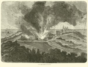 1870年9月、ランでの爆発 作： English School