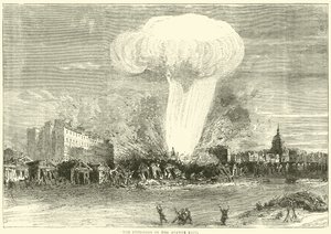 1871年4月、アベニューラップでの爆発 作： English School