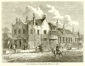1780年のバニッジウェルズの外観 作： English School
