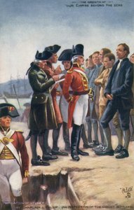 オーストラリアのシドニーの創設、1788年 作： English School
