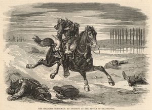 頭のない騎士。グラヴェロットの戦いでの事件 作： English School
