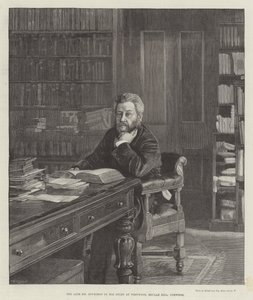 故スポルジョン氏の書斎（ノーウッド、ビューラヒル、ウェストウッドにて）（彫刻 作： English School