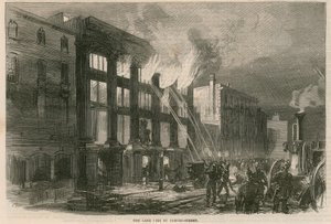 ロンドンのオックスフォードストリートでの延焼 作： English School