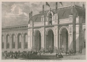 1862年の国際展示会の正面玄関 作： English School