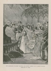 ビクトリア女王とアルバート王子の結婚 作： English School