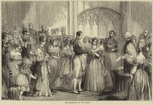 ビクトリア女王とザクセン＝コーブルクとゴータのアルバート王子の結婚 作： English School