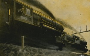 大陸を駆け抜けるモンスター。レースタイム 作： English School